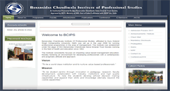 Desktop Screenshot of bcips.ac.in